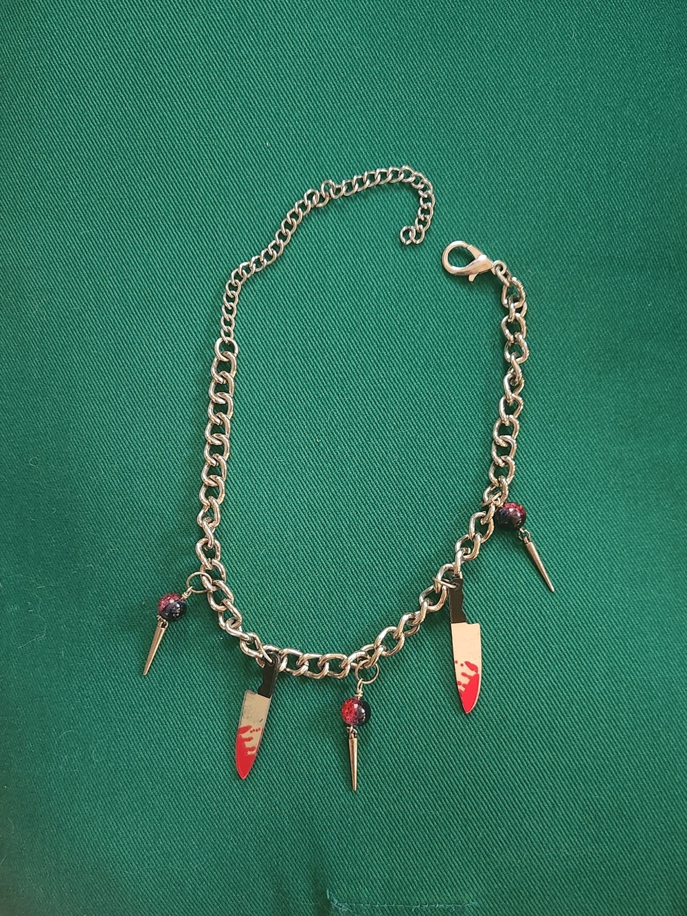 Gothic Bloody Knife Choker